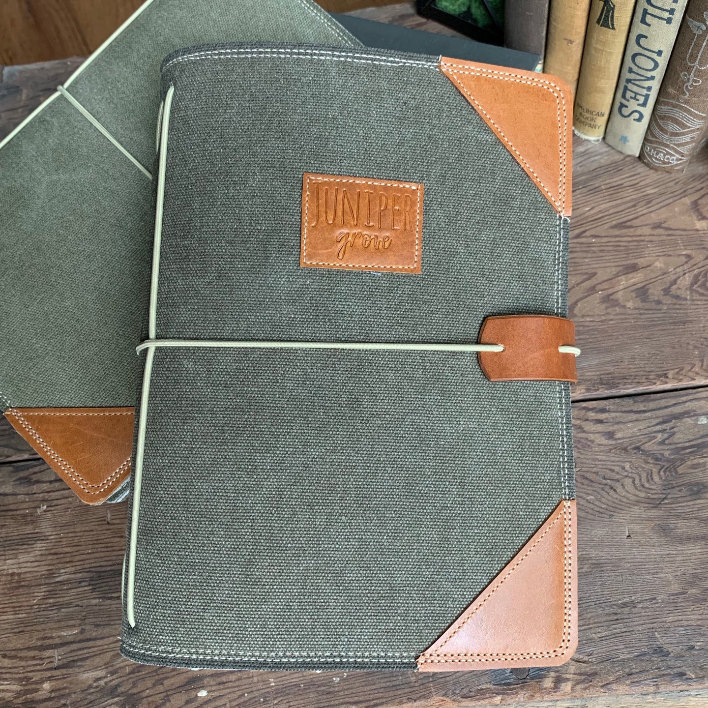 The Juniper Journal - Canvas in Deep Olive